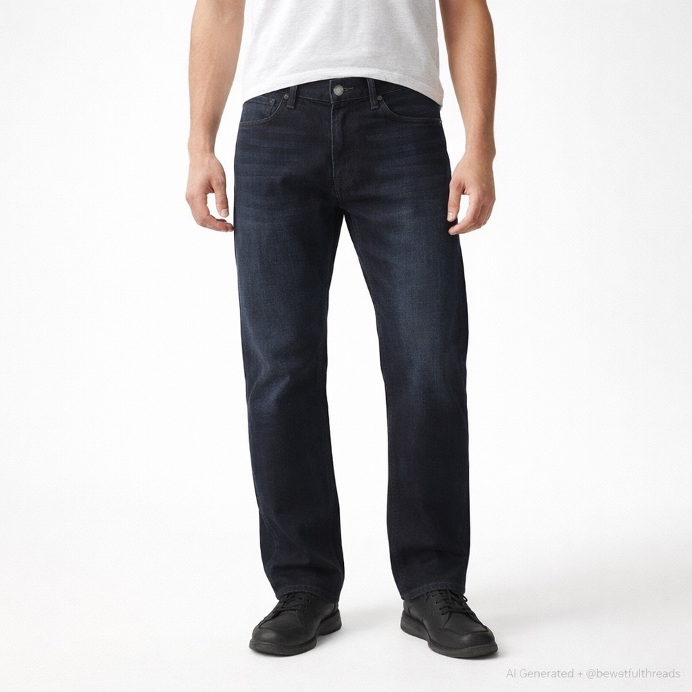 7 For All Mankind Austyn Jeans 29 Dark Wash Straight Leg Relaxed Fit